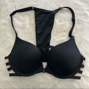 Black Racerback Push-up Bra